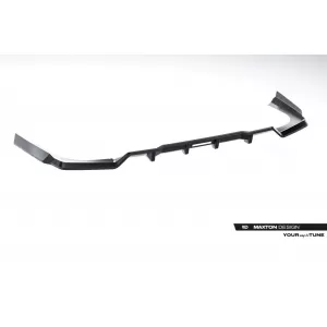 Carbon M-Pack Rear Bumper Spoiler Maxton Design suitable for BMW I7 eDrive50, I7 xDrive60, 750e xDrive, 740d xDrive G70 after 2022, 100% carbon
