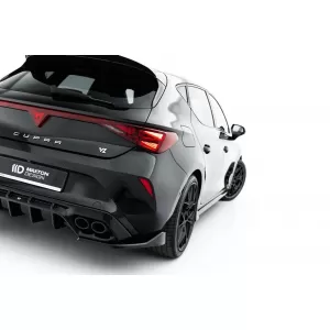 Rear Bumper Side Addons Maxton Design version 1 suitable for Cupra Leon Hatchback after 2024, Gloss Black-image-6353158