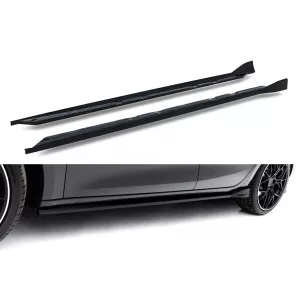 Side Skirts Addons Maxton Design version 1 suitable for Cupra Leon ST, Hatchback after 2024, Gloss Black