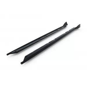 Side Skirts Addons Maxton Design version 1 suitable for Cupra Leon ST, Hatchback after 2024, Gloss Black