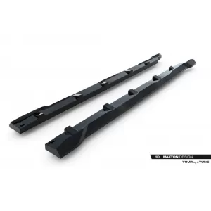Side Skirts Addons Maxton Design suitable for Dacia Duster after 2024, Gloss Black-image-6353200