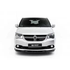 Front Bumper Spoiler Maxton Design suitable for Dodge Grand Caravan 2010-2020, Gloss Black-image-6353215
