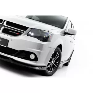 Front Bumper Spoiler Maxton Design suitable for Dodge Grand Caravan 2010-2020, Gloss Black-image-6353218