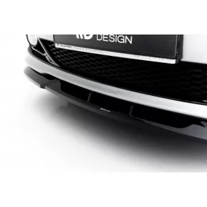Front Bumper Spoiler Maxton Design suitable for Dodge Grand Caravan 2010-2020, Gloss Black-image-6353219