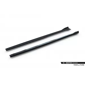 Side Skirts Addons Maxton Design suitable for Dodge Grand Caravan 2010-2020, Gloss Black-image-6353228