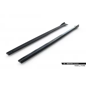 Side Skirts Addons Maxton Design suitable for Dodge Grand Caravan 2010-2020, Gloss Black-image-6353229