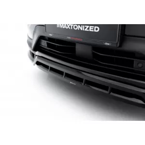 ST Front Bumper Spoiler Maxton Design suitable for Ford Explorer 2019-2024, Gloss Black-image-6353241