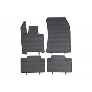 Rigum specific rubber mats suitable for Opel Astra MHEV, Peugeot 308 MHEV hatchback, station wagon after 2025, 4 pieces, black