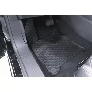 Rigum specific rubber mats suitable for Opel Astra MHEV, Peugeot 308 MHEV hatchback, station wagon after 2025, 4 pieces, black