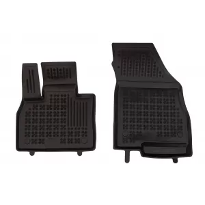 Rezaw-Plast specific tray-type rubber mats suitable for Chery Tiggo 7 after 2025, set of 3 pieces, black