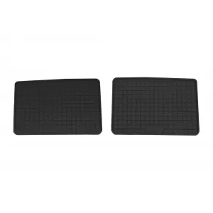 Specific rubber mats suitable for Dacia Spring EV 2021-2025, 4 pieces, black color-image-6353681