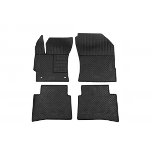 Rezaw-Plast RE-troo specific rubber mats suitable for Toyota Corolla sedan, station wagon 2018-2024, after 2024, 4 pieces, black
