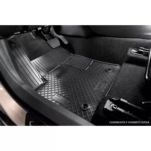 Rezaw-Plast RE-troo specific rubber mats suitable for Toyota Corolla sedan, station wagon 2018-2024, after 2024, 4 pieces, black