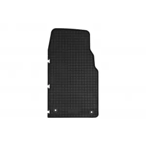 Specific rubber mats suitable for Volkswagen Transporter T7 after 2024, 3 seats, 3 pieces, black color-image-6353772