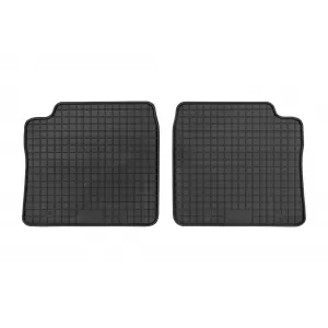 Specific rubber mats suitable for Citroen C3 Aircross Hybrid after 2024, 4 pieces, black color-image-6353833