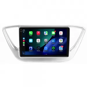 Navigation suitable for Hyundai Accent (2017 - 2020), QuadCore, 9 Inch, 4Gb Ram, 64Gb Storage, Android Auto, Carplay