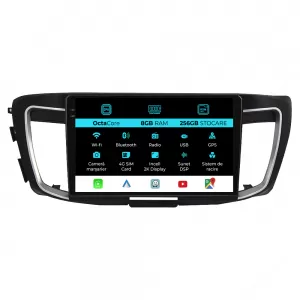 image-9-Navigation suitable for Honda Accord 9 (2013 - 2017), 2K, 8Gb RAM, 256Gb Storage, Android Auto, Carplay