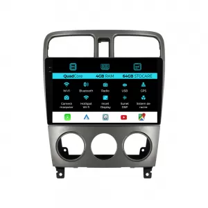 Navigation suitable for Subaru Forester SG (2004 - 2008), QuadCore, 9 Inch, 4Gb Ram, 64Gb Storage, Android Auto, Carplay