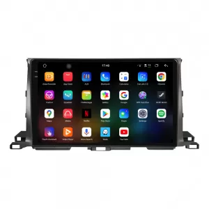Navigation suitable for Toyota Highlander (2013 - 2021), 2K, 12Gb RAM, 256Gb Storage, Android Auto, Carplay